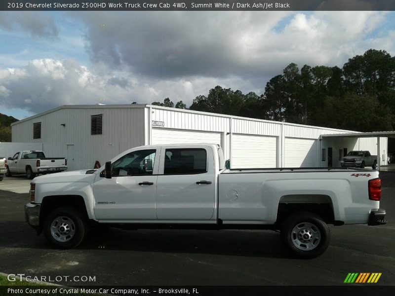 Summit White / Dark Ash/Jet Black 2019 Chevrolet Silverado 2500HD Work Truck Crew Cab 4WD