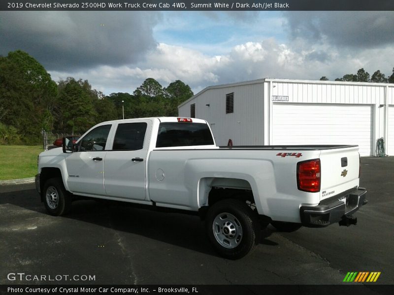 Summit White / Dark Ash/Jet Black 2019 Chevrolet Silverado 2500HD Work Truck Crew Cab 4WD