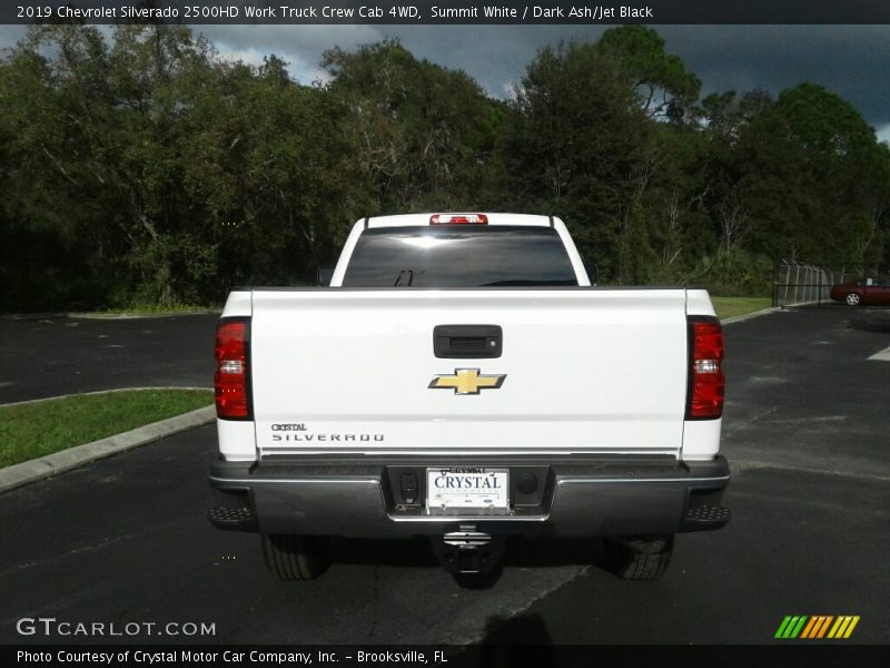 Summit White / Dark Ash/Jet Black 2019 Chevrolet Silverado 2500HD Work Truck Crew Cab 4WD