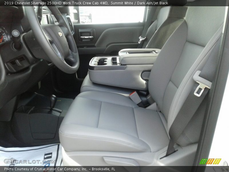 Summit White / Dark Ash/Jet Black 2019 Chevrolet Silverado 2500HD Work Truck Crew Cab 4WD