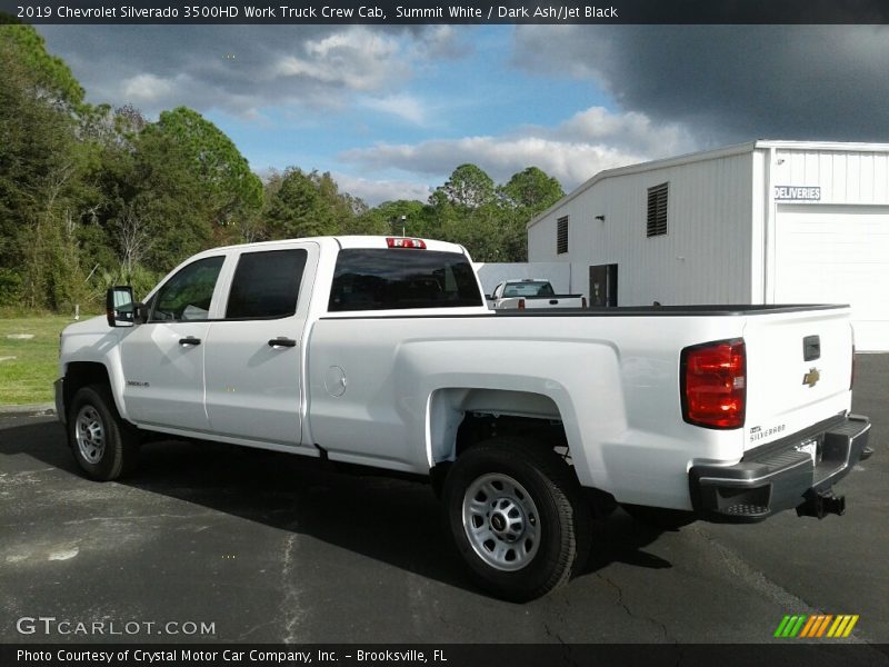 Summit White / Dark Ash/Jet Black 2019 Chevrolet Silverado 3500HD Work Truck Crew Cab