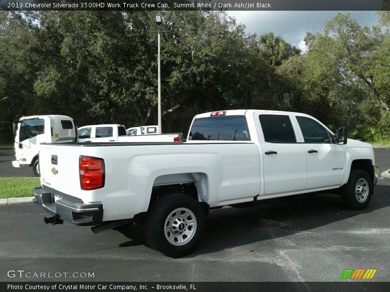 Summit White / Dark Ash/Jet Black 2019 Chevrolet Silverado 3500HD Work Truck Crew Cab