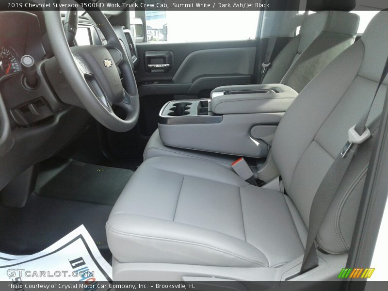 2019 Silverado 3500HD Work Truck Crew Cab Dark Ash/Jet Black Interior