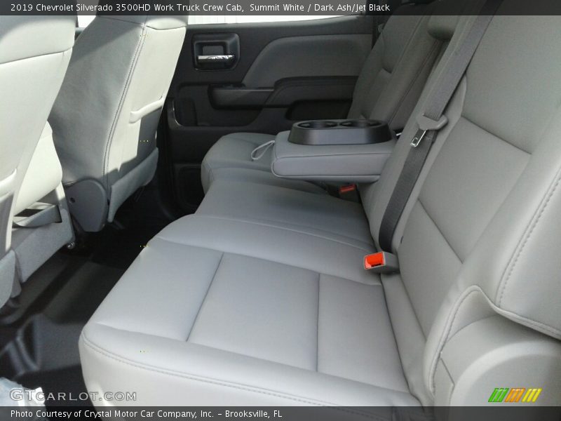 Rear Seat of 2019 Silverado 3500HD Work Truck Crew Cab