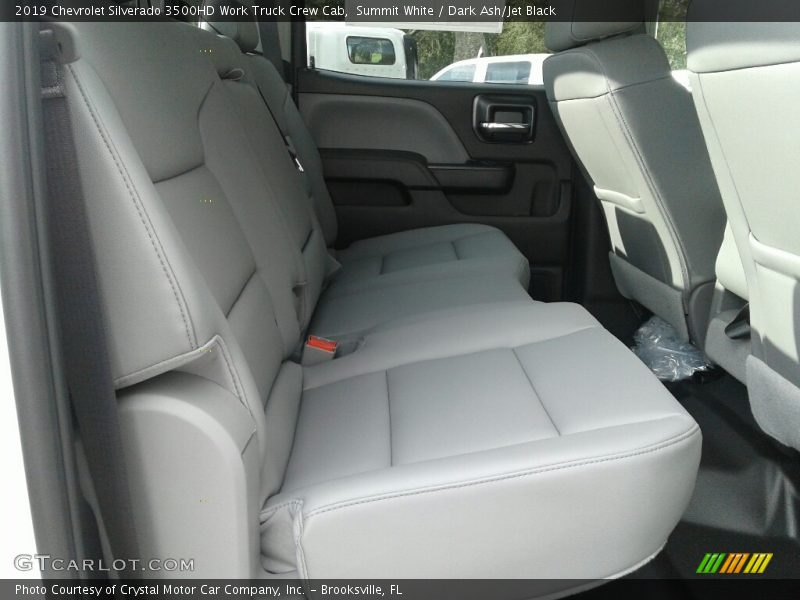 Rear Seat of 2019 Silverado 3500HD Work Truck Crew Cab