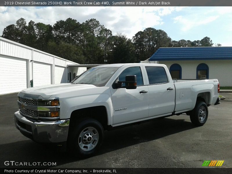 Summit White / Dark Ash/Jet Black 2019 Chevrolet Silverado 2500HD Work Truck Crew Cab 4WD