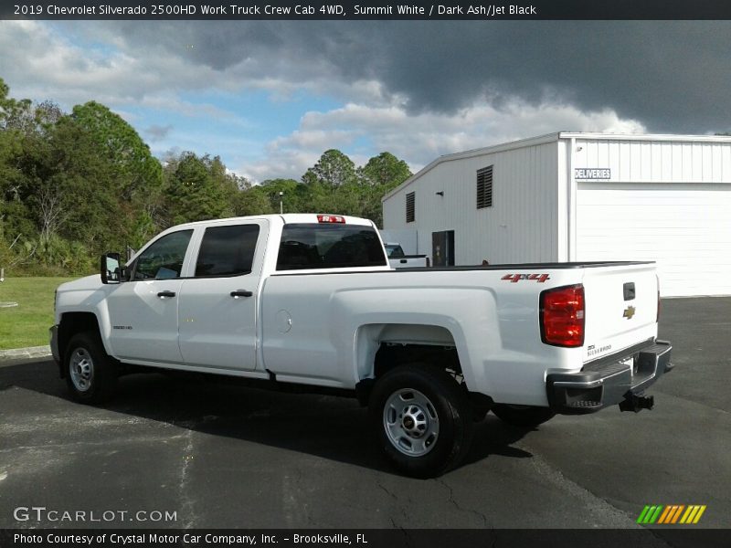 Summit White / Dark Ash/Jet Black 2019 Chevrolet Silverado 2500HD Work Truck Crew Cab 4WD