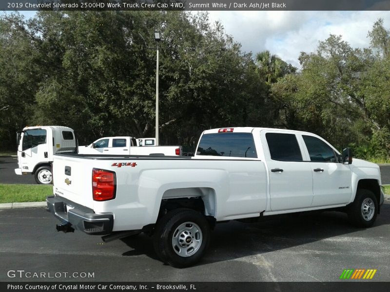 Summit White / Dark Ash/Jet Black 2019 Chevrolet Silverado 2500HD Work Truck Crew Cab 4WD