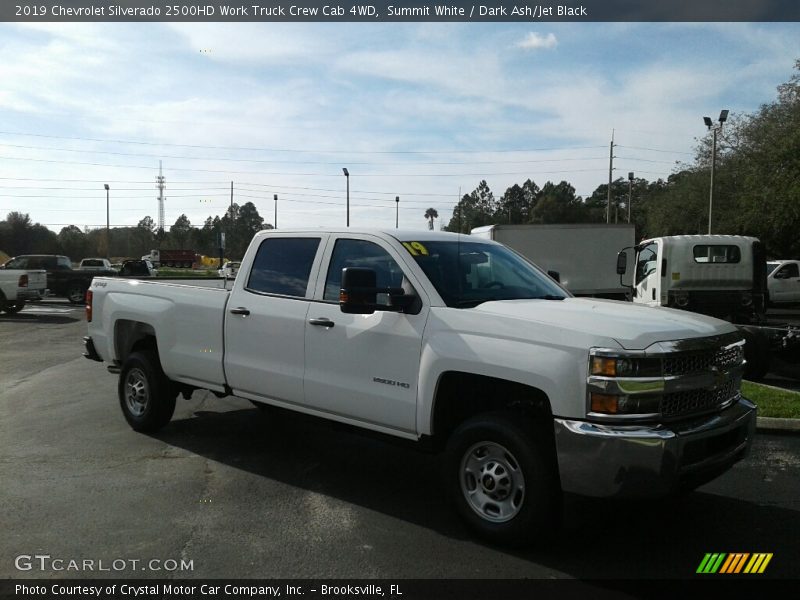 Summit White / Dark Ash/Jet Black 2019 Chevrolet Silverado 2500HD Work Truck Crew Cab 4WD