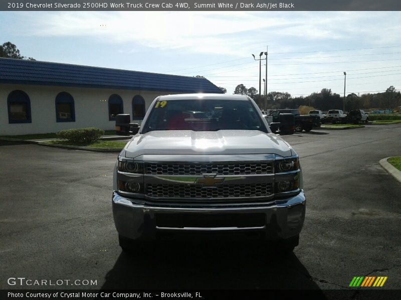 Summit White / Dark Ash/Jet Black 2019 Chevrolet Silverado 2500HD Work Truck Crew Cab 4WD