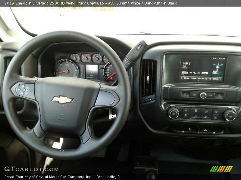 Summit White / Dark Ash/Jet Black 2019 Chevrolet Silverado 2500HD Work Truck Crew Cab 4WD