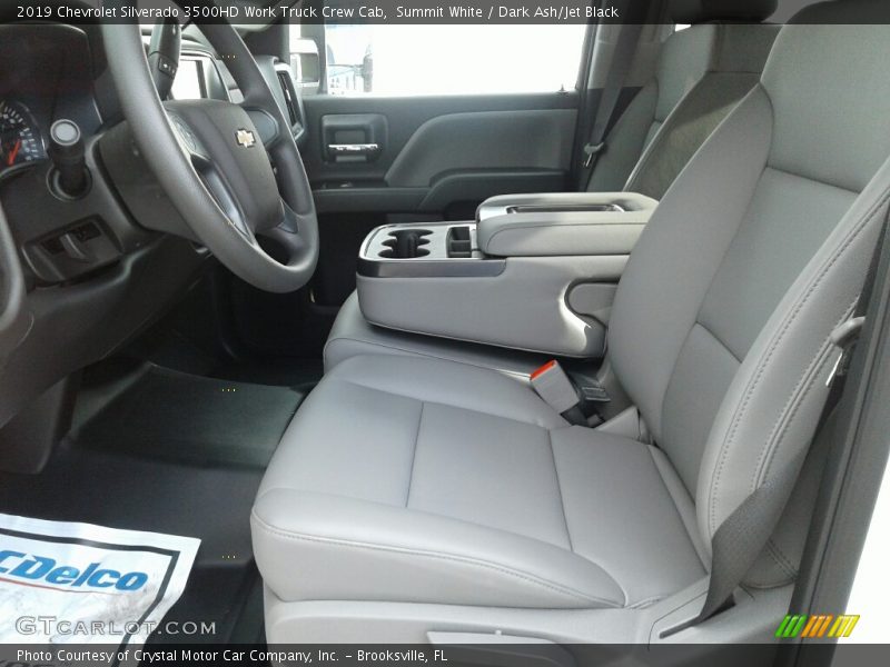 Summit White / Dark Ash/Jet Black 2019 Chevrolet Silverado 3500HD Work Truck Crew Cab