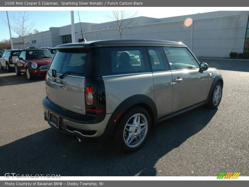 Sparkling Silver Metallic / Punch Carbon Black 2008 Mini Cooper S Clubman