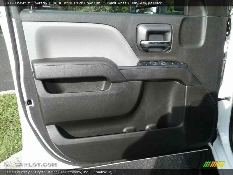 Summit White / Dark Ash/Jet Black 2019 Chevrolet Silverado 3500HD Work Truck Crew Cab