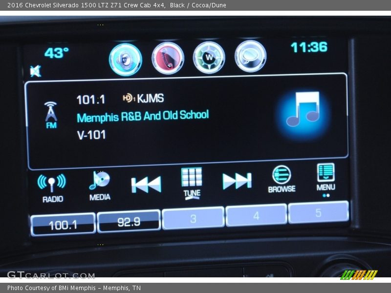 Black / Cocoa/Dune 2016 Chevrolet Silverado 1500 LTZ Z71 Crew Cab 4x4