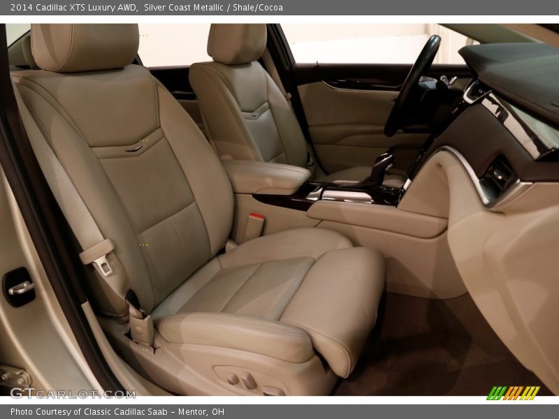 Silver Coast Metallic / Shale/Cocoa 2014 Cadillac XTS Luxury AWD