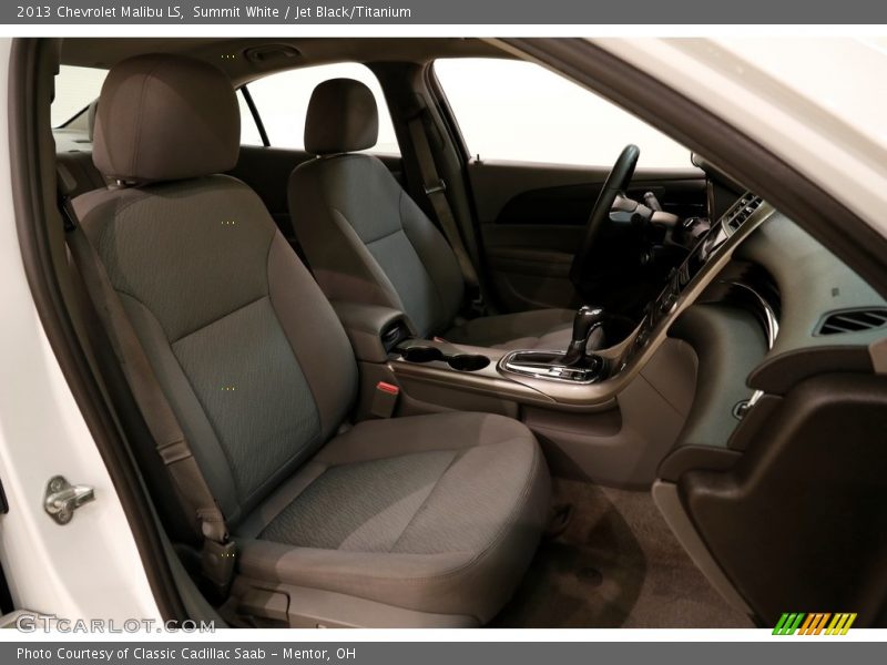 Summit White / Jet Black/Titanium 2013 Chevrolet Malibu LS