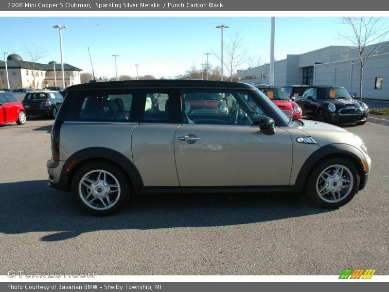 Sparkling Silver Metallic / Punch Carbon Black 2008 Mini Cooper S Clubman