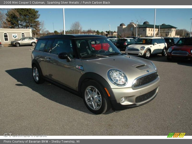 Sparkling Silver Metallic / Punch Carbon Black 2008 Mini Cooper S Clubman