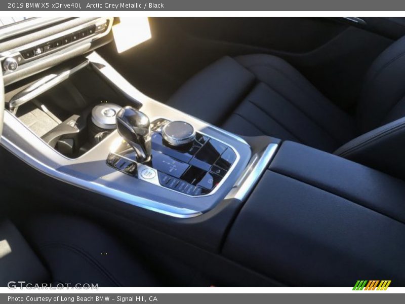 Arctic Grey Metallic / Black 2019 BMW X5 xDrive40i