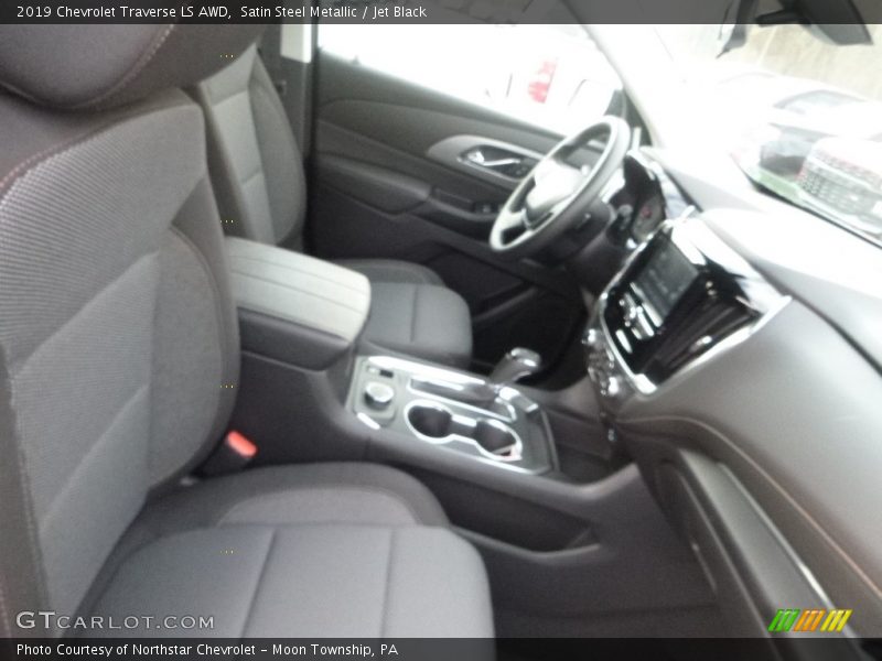 Satin Steel Metallic / Jet Black 2019 Chevrolet Traverse LS AWD