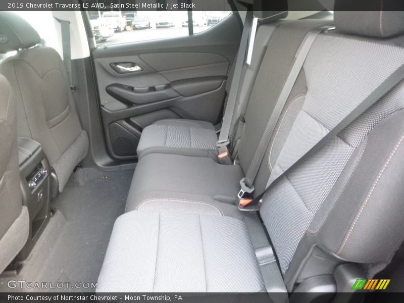 Satin Steel Metallic / Jet Black 2019 Chevrolet Traverse LS AWD