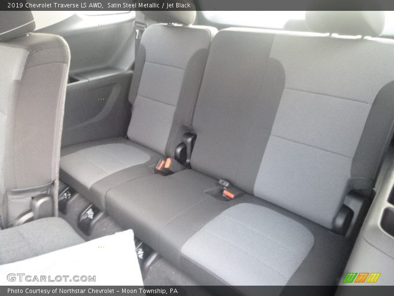 Satin Steel Metallic / Jet Black 2019 Chevrolet Traverse LS AWD