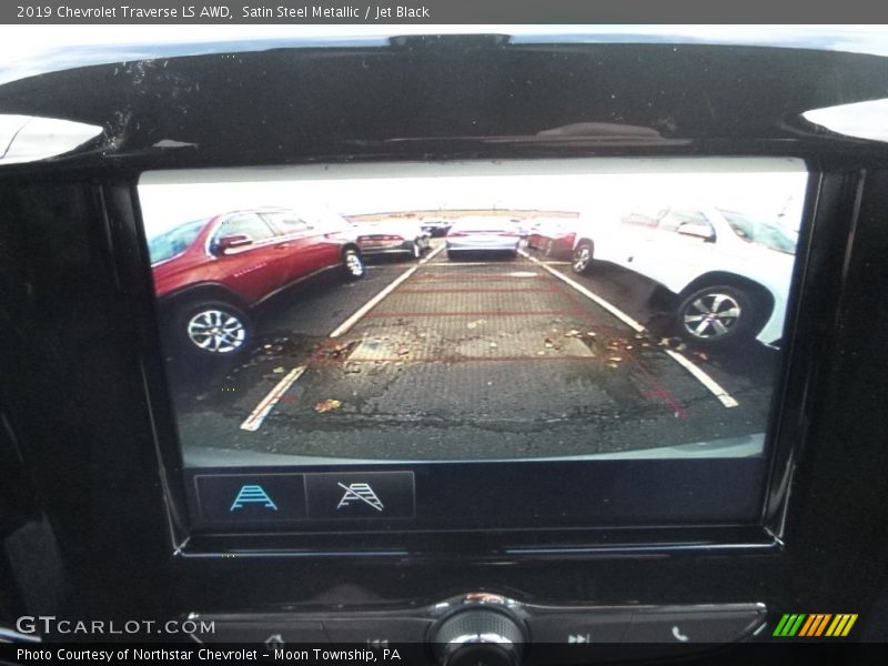 Satin Steel Metallic / Jet Black 2019 Chevrolet Traverse LS AWD