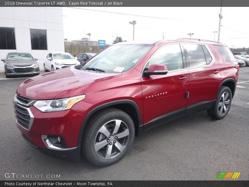 Cajun Red Tintcoat / Jet Black 2019 Chevrolet Traverse LT AWD