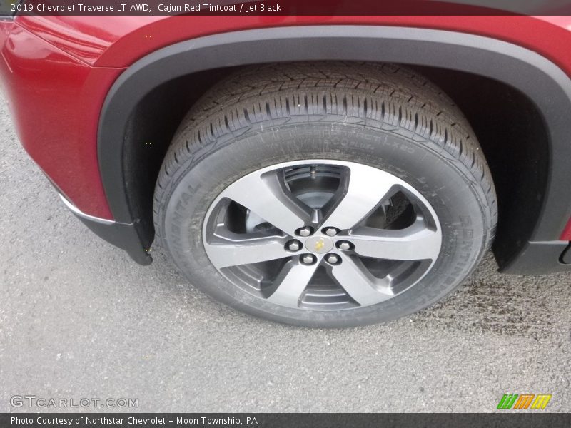 Cajun Red Tintcoat / Jet Black 2019 Chevrolet Traverse LT AWD