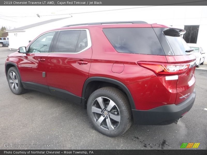 Cajun Red Tintcoat / Jet Black 2019 Chevrolet Traverse LT AWD