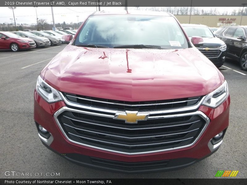 Cajun Red Tintcoat / Jet Black 2019 Chevrolet Traverse LT AWD
