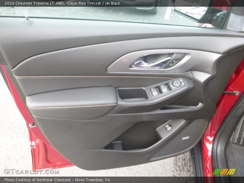 Cajun Red Tintcoat / Jet Black 2019 Chevrolet Traverse LT AWD