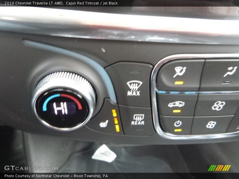 Cajun Red Tintcoat / Jet Black 2019 Chevrolet Traverse LT AWD