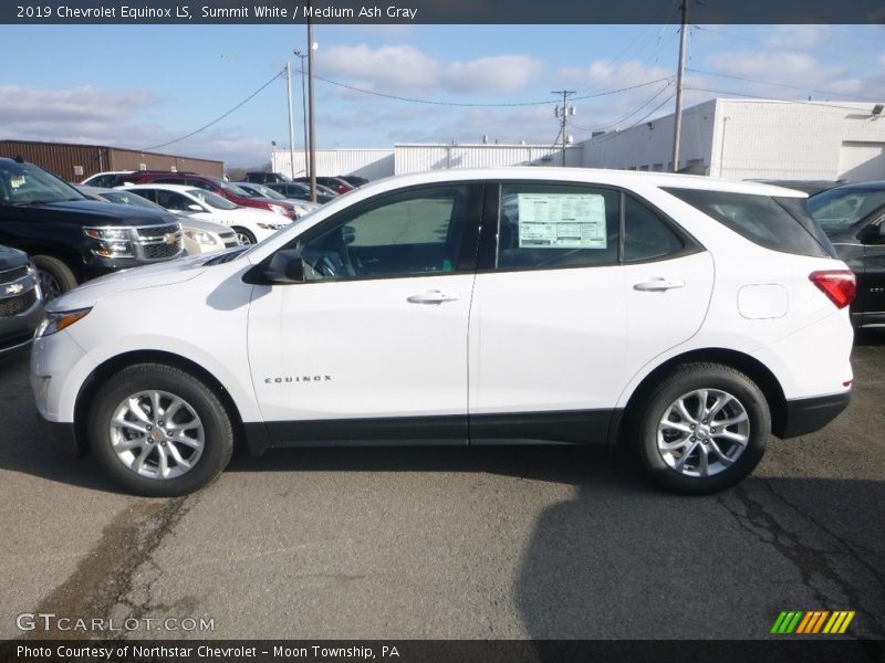 Summit White / Medium Ash Gray 2019 Chevrolet Equinox LS