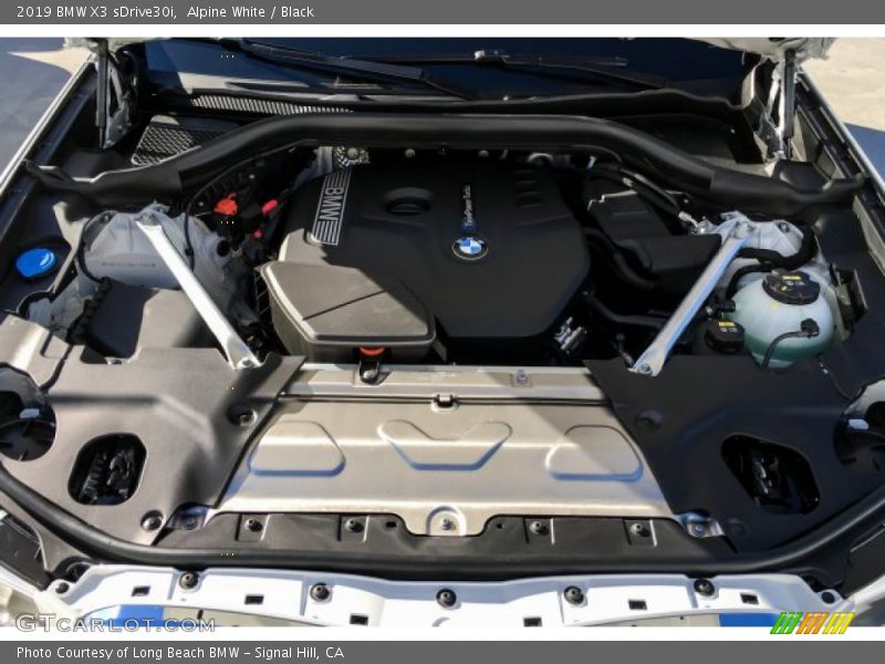Alpine White / Black 2019 BMW X3 sDrive30i