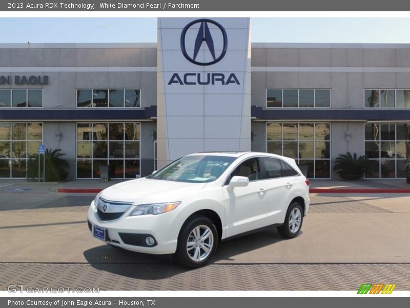 White Diamond Pearl / Parchment 2013 Acura RDX Technology