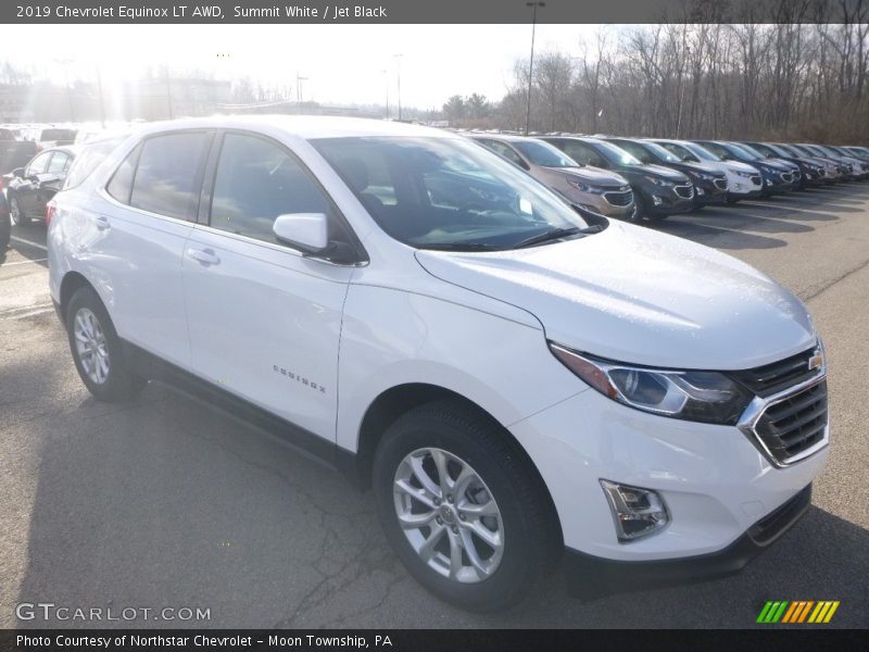 Summit White / Jet Black 2019 Chevrolet Equinox LT AWD