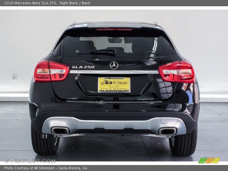 Night Black / Black 2019 Mercedes-Benz GLA 250
