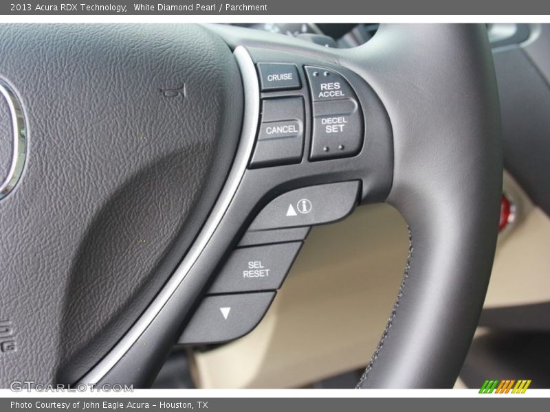 White Diamond Pearl / Parchment 2013 Acura RDX Technology