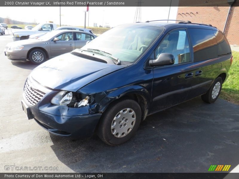 Inferno Red Tinted Pearlcoat / Sandstone 2003 Chrysler Voyager LX