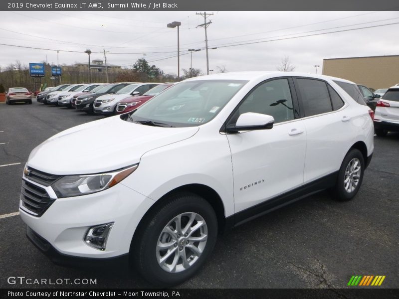 Summit White / Jet Black 2019 Chevrolet Equinox LT AWD