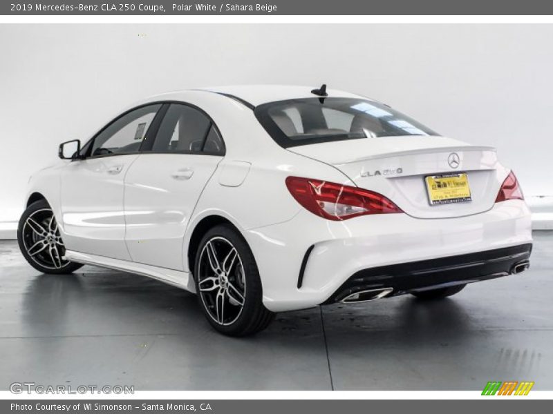 Polar White / Sahara Beige 2019 Mercedes-Benz CLA 250 Coupe
