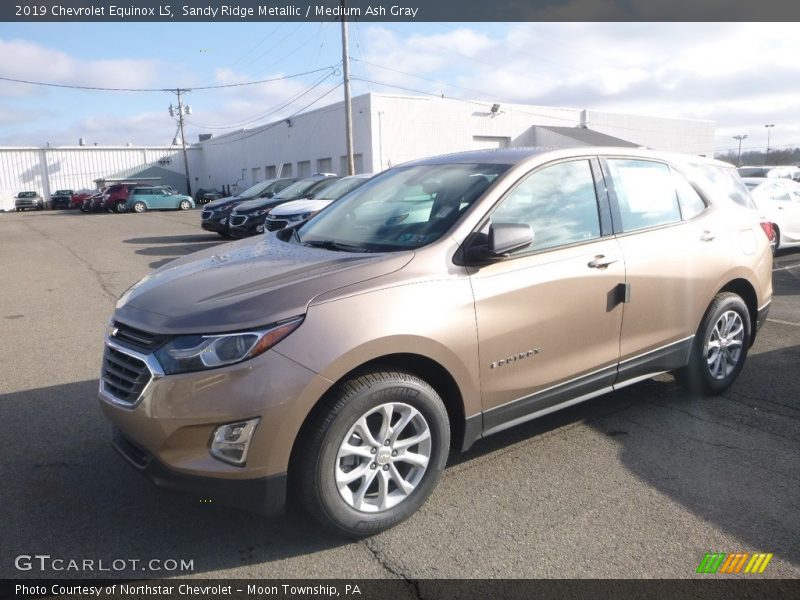 Sandy Ridge Metallic / Medium Ash Gray 2019 Chevrolet Equinox LS