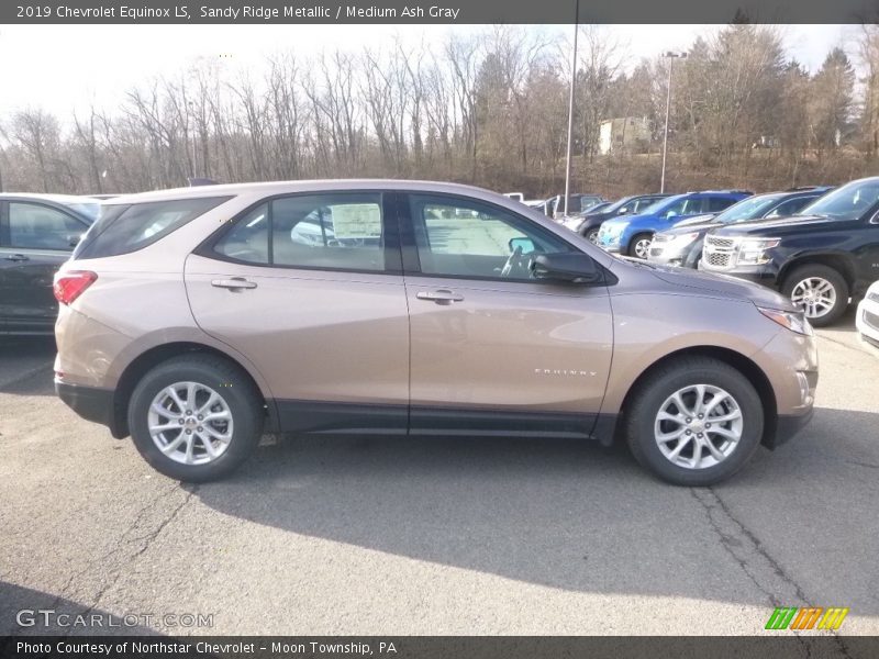 Sandy Ridge Metallic / Medium Ash Gray 2019 Chevrolet Equinox LS