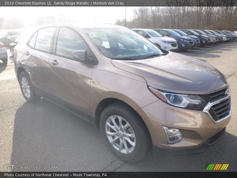 Sandy Ridge Metallic / Medium Ash Gray 2019 Chevrolet Equinox LS