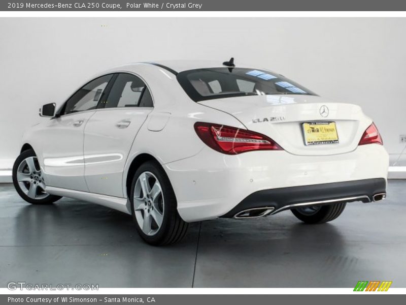 Polar White / Crystal Grey 2019 Mercedes-Benz CLA 250 Coupe