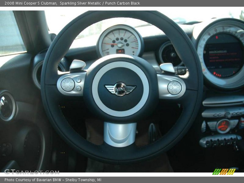 Sparkling Silver Metallic / Punch Carbon Black 2008 Mini Cooper S Clubman