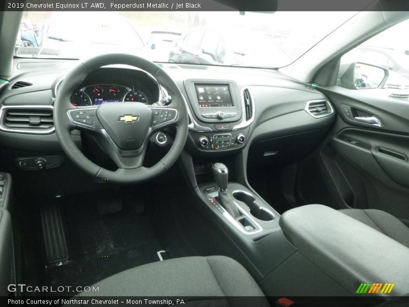 Pepperdust Metallic / Jet Black 2019 Chevrolet Equinox LT AWD