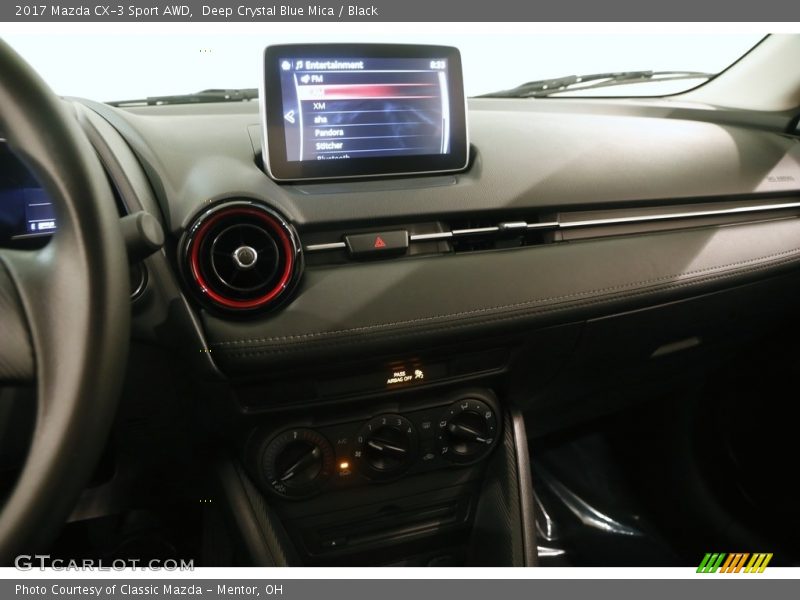Deep Crystal Blue Mica / Black 2017 Mazda CX-3 Sport AWD